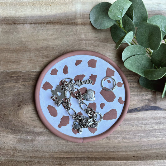 Cow Print Ring Dish