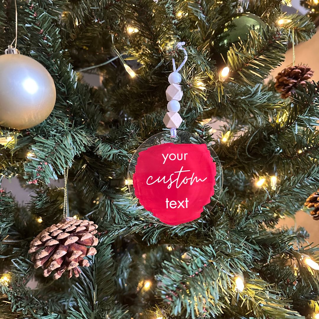 Custom Beaded Ornament