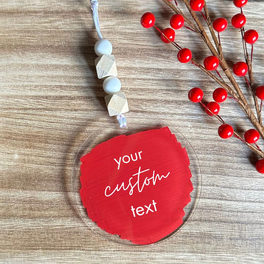 Custom Beaded Ornament